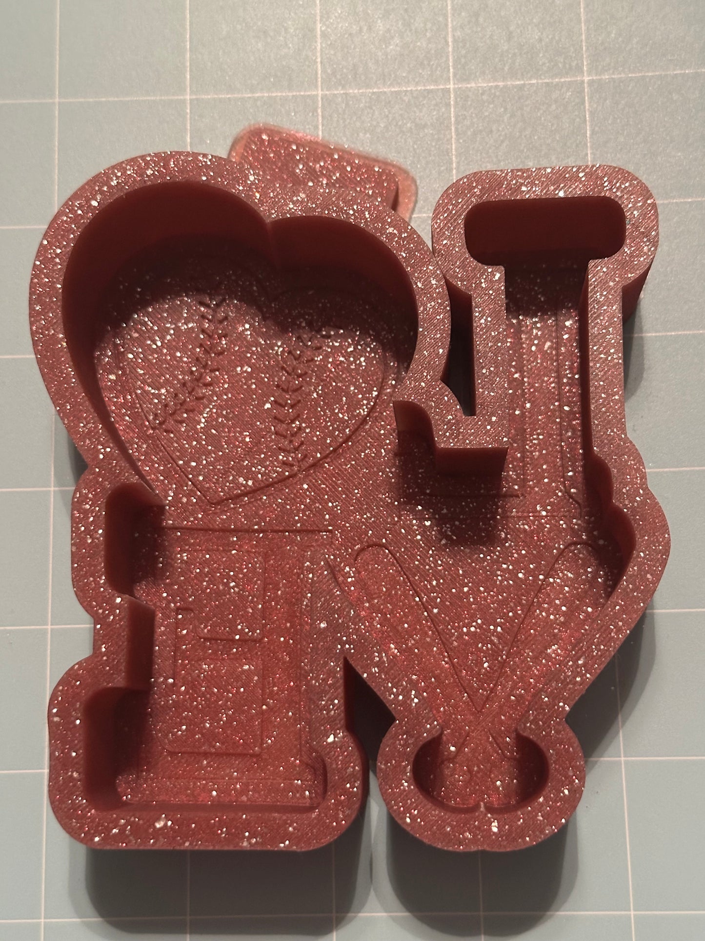 Baseball or Softball Love Freshie Mold