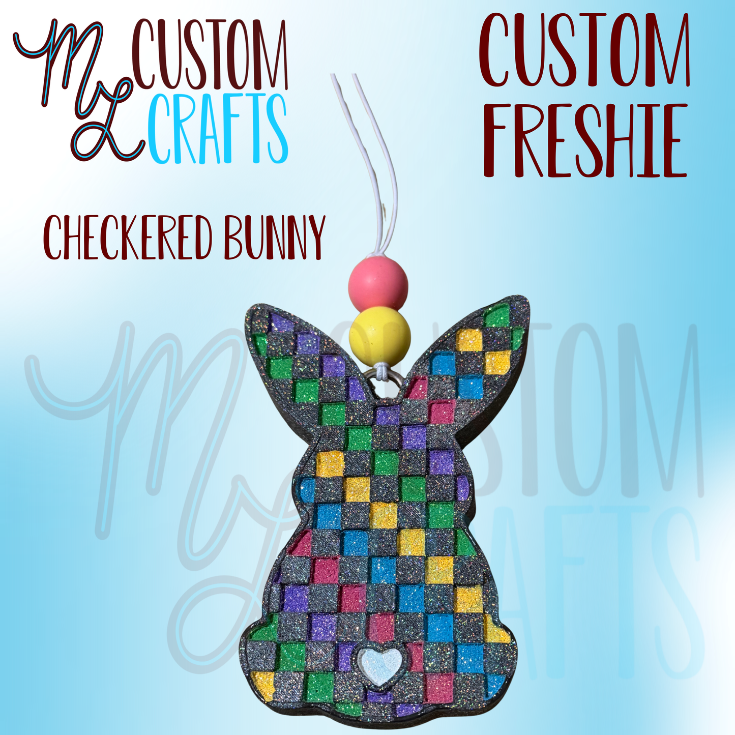 Checkered Bunny Freshie