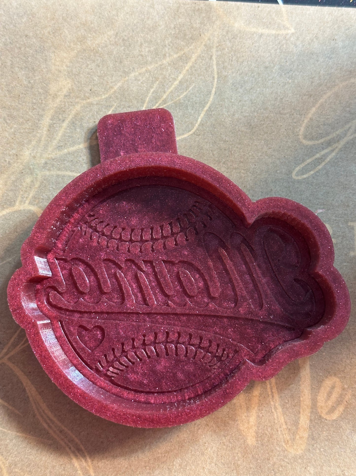Baseball or Softball Mama Freshie Mold