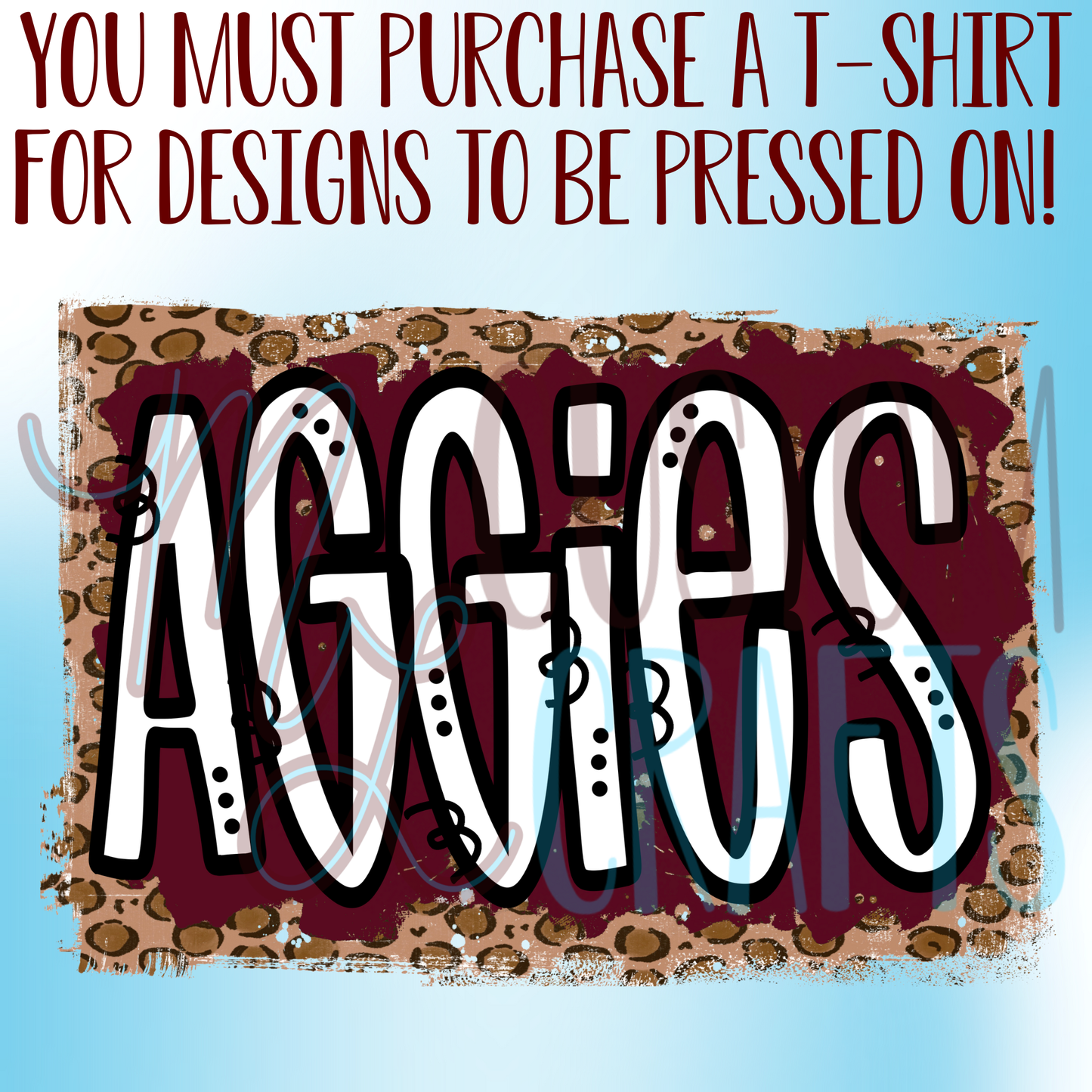 Aggie Leopard Shirt Design