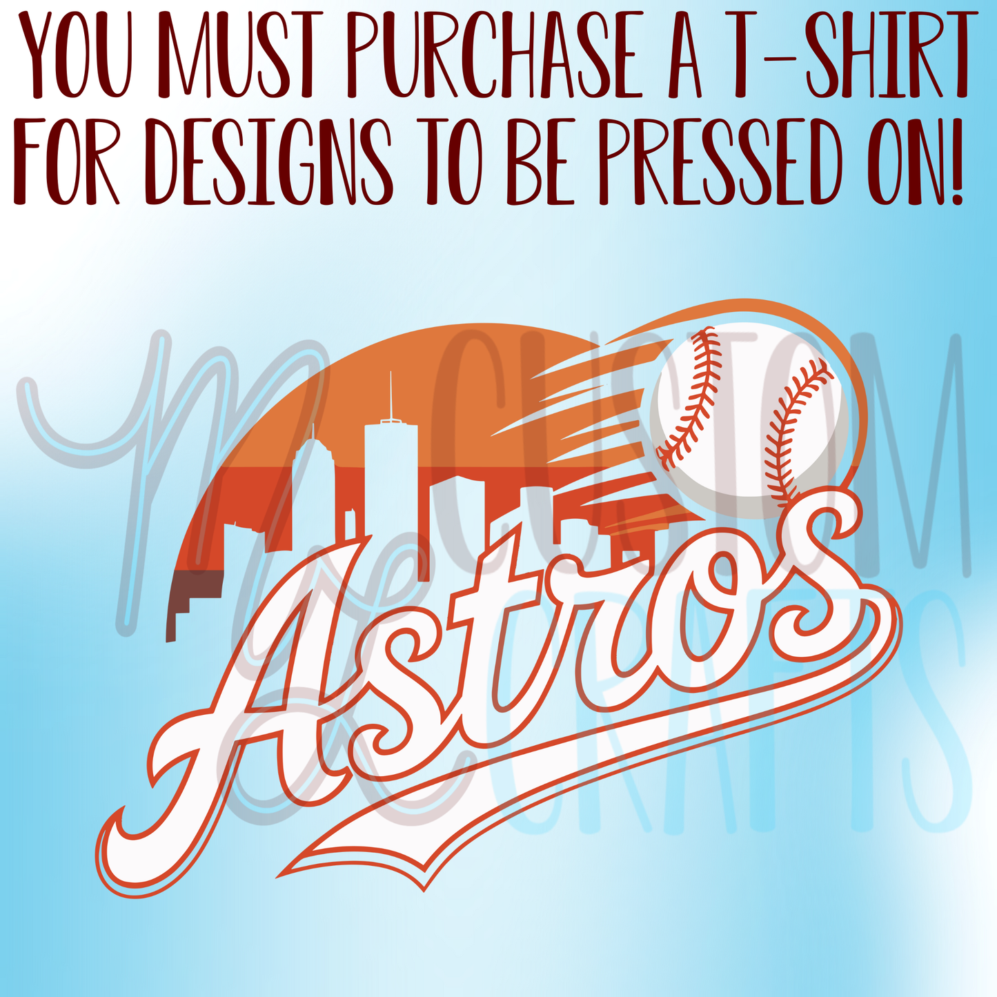 Astros Shirt Design