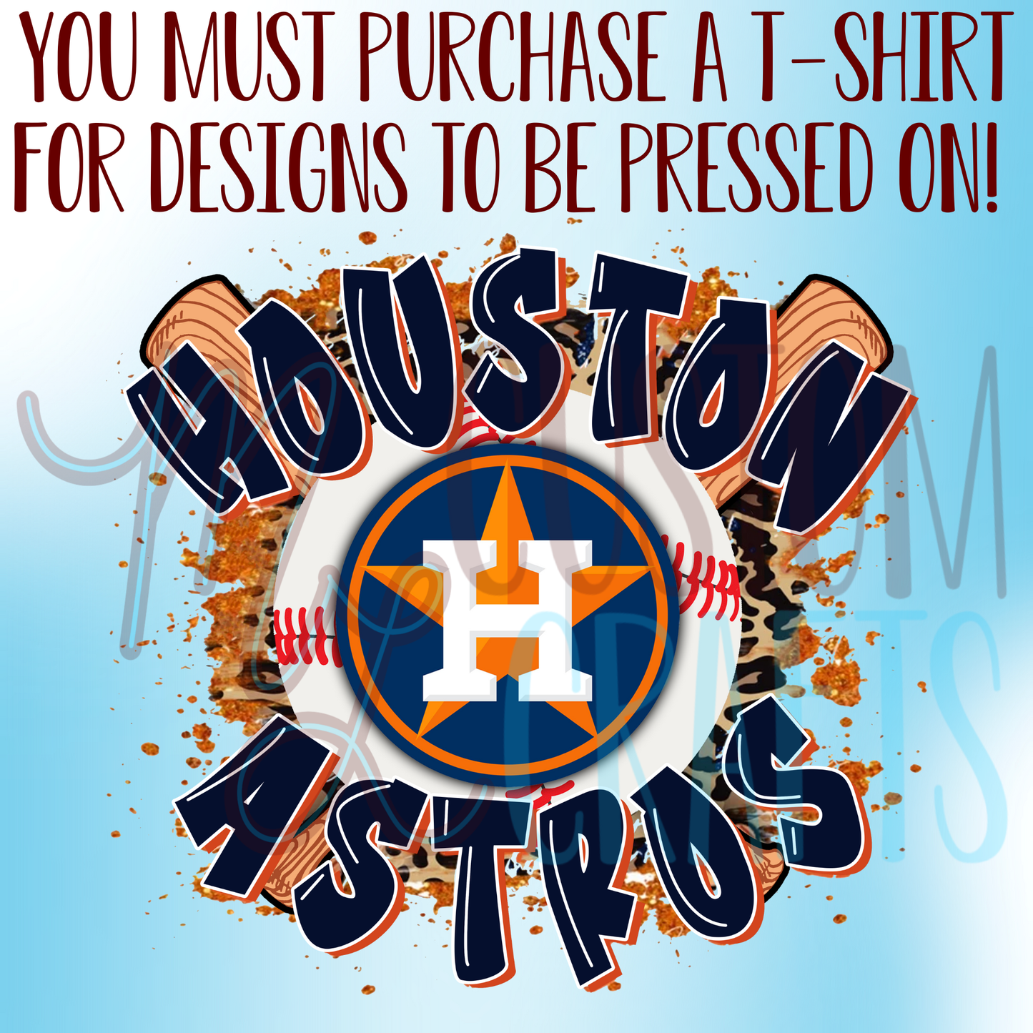 Astros Leopard Shirt Design