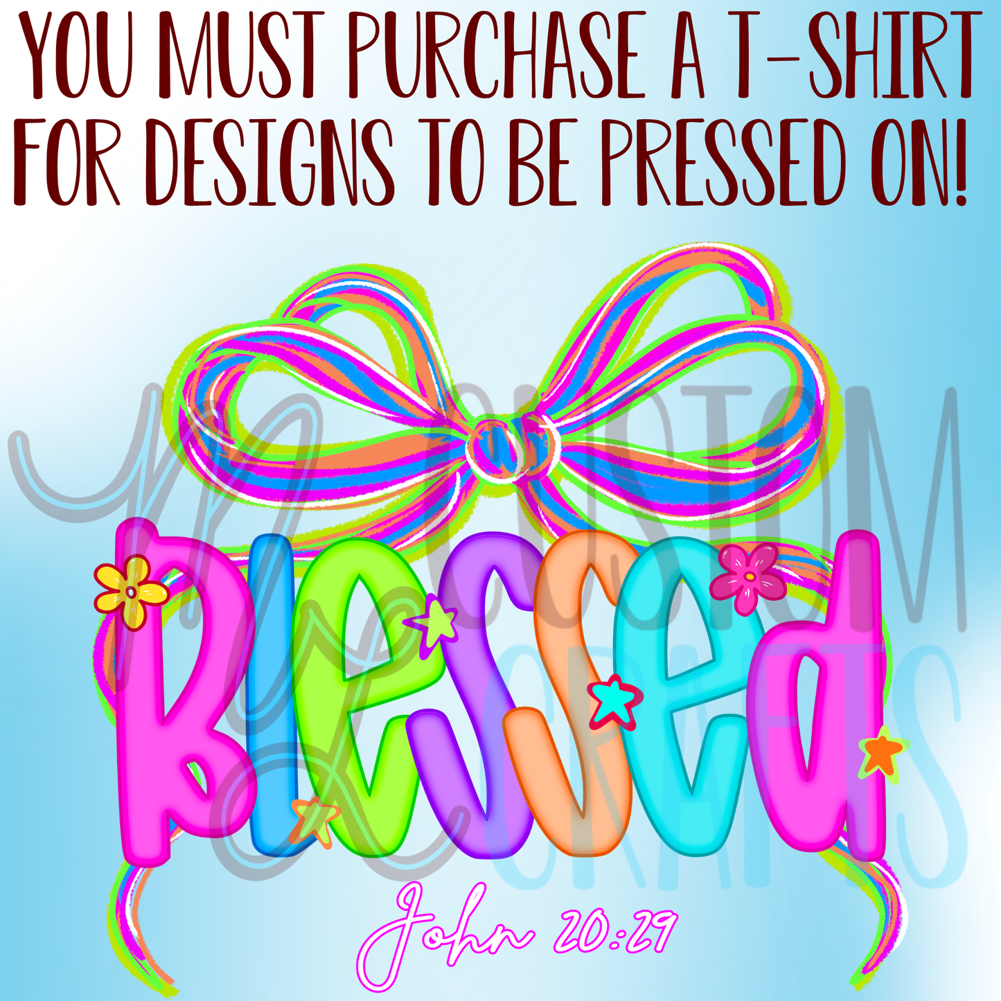 Blessed Bright Shirt Design
