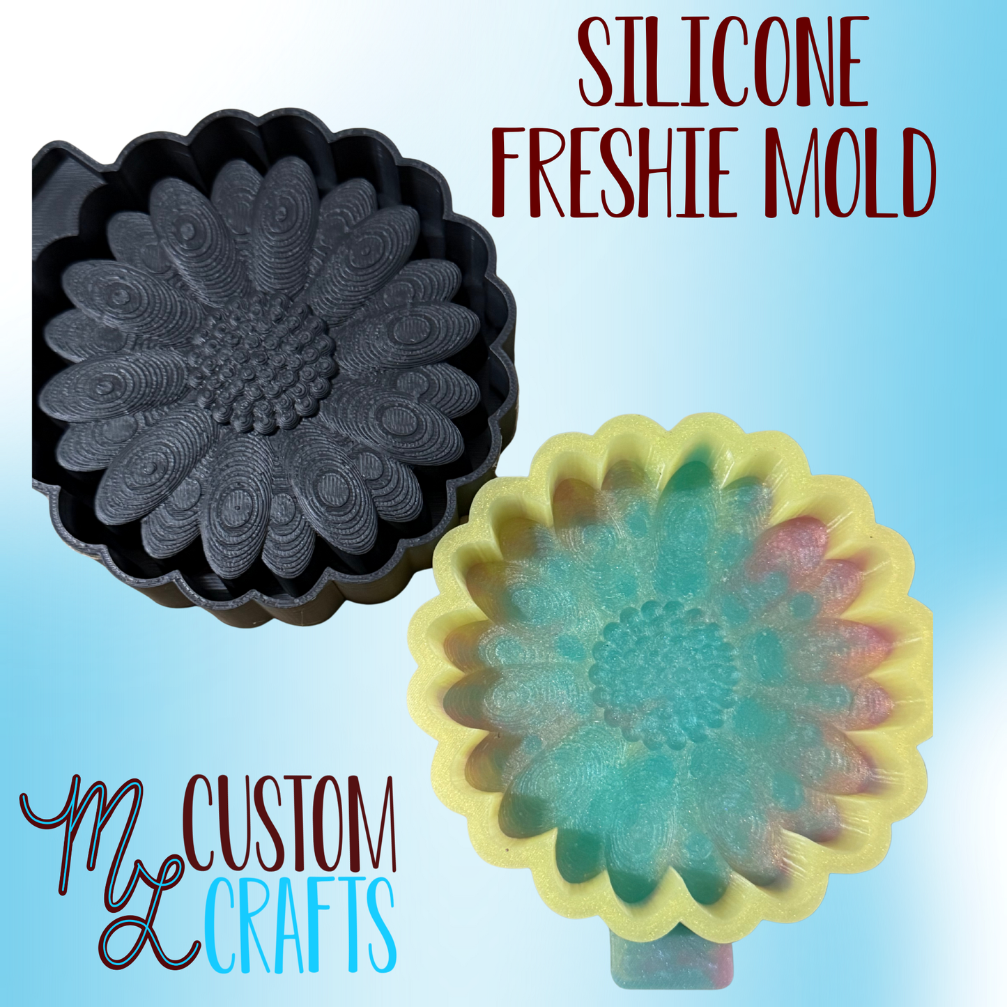 Daisy 3D Freshie Mold