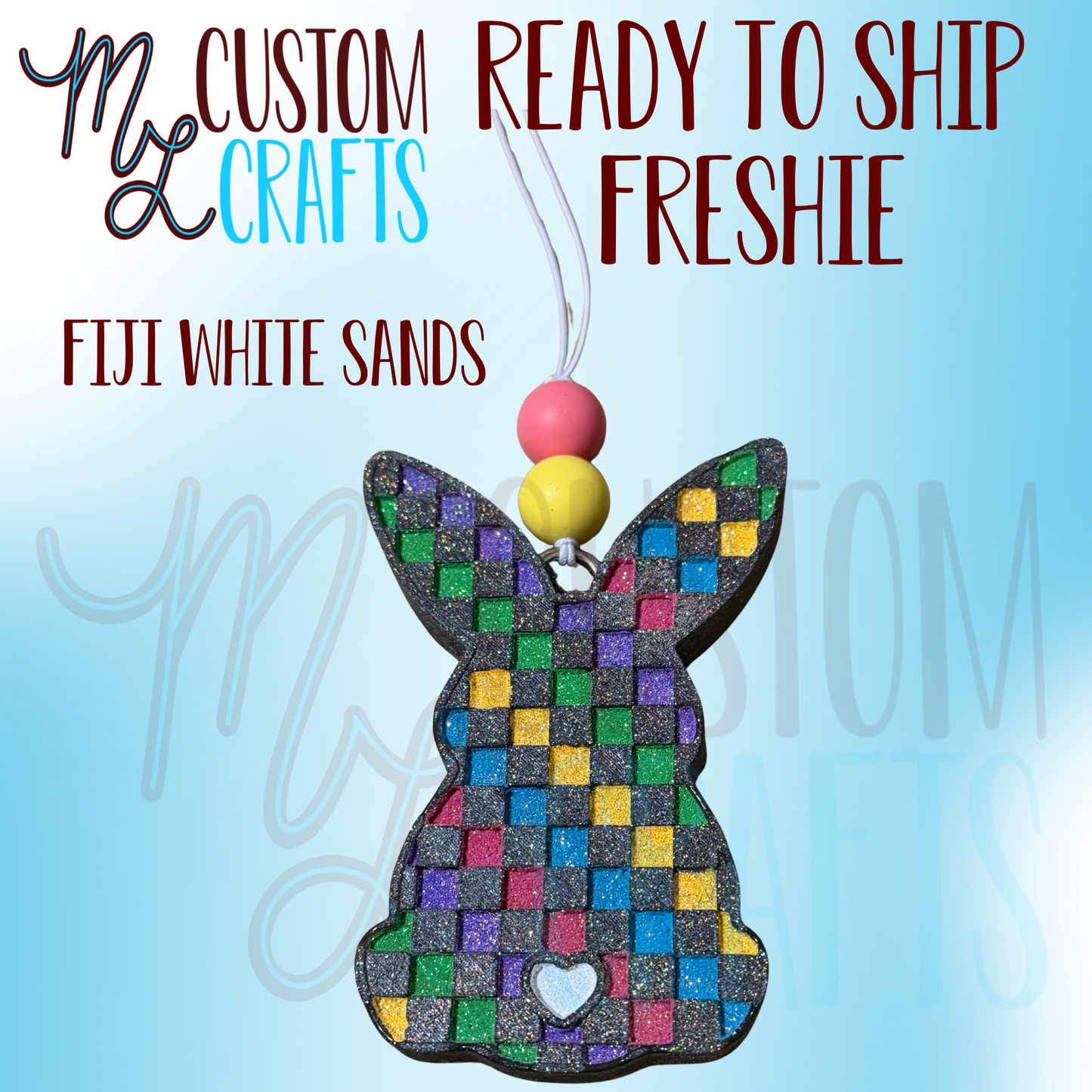 Fiji White Sands- Checkered Bunny Freshie RTS