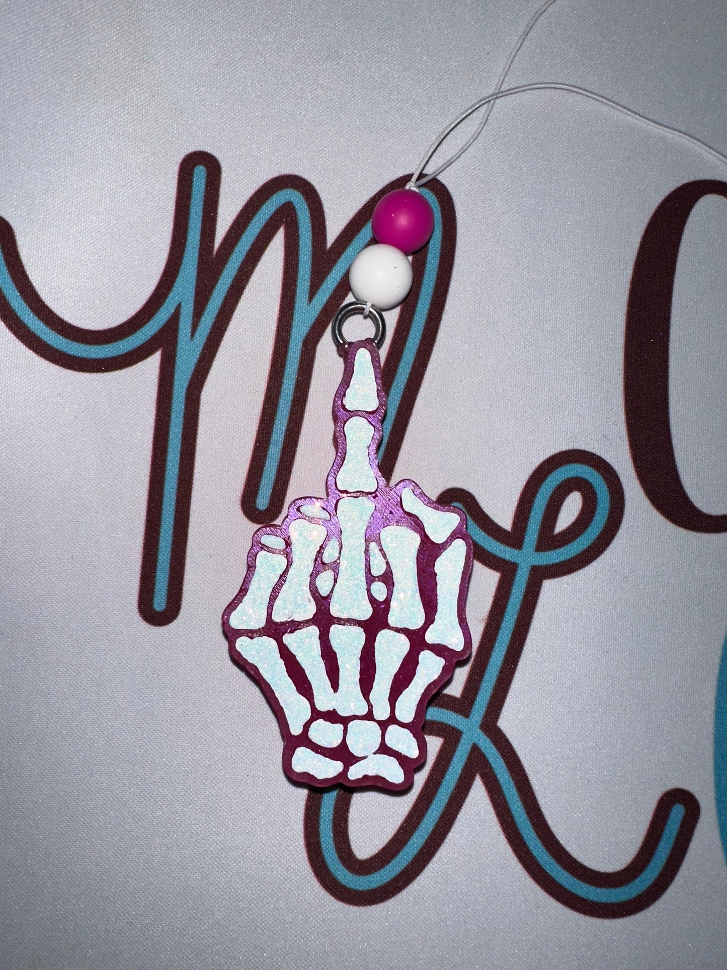 Skelly Middle Finger Freshie