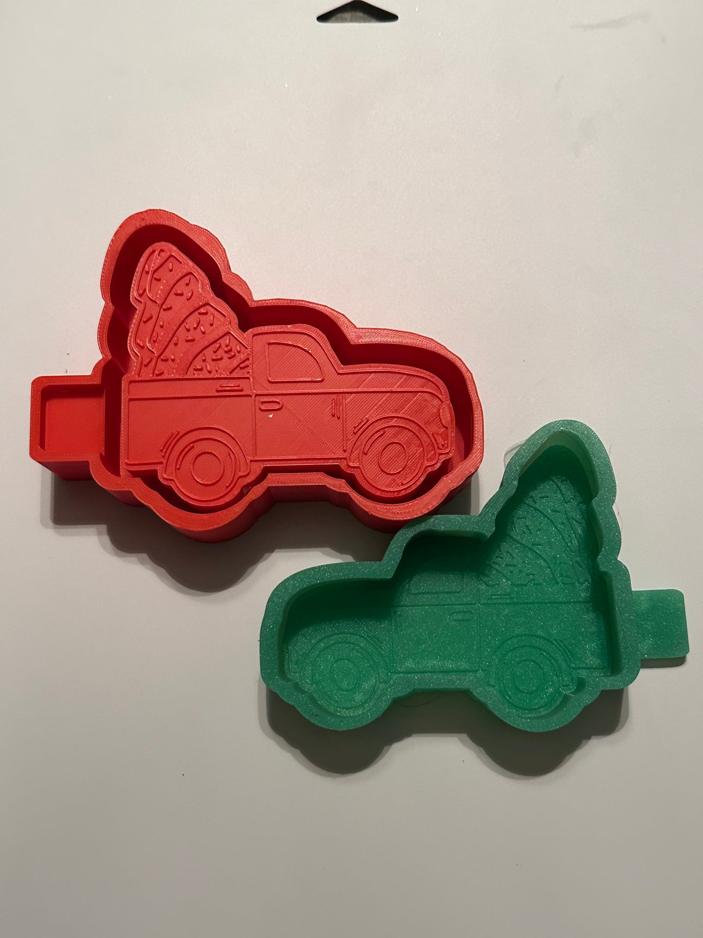 Truck with Tree Freshie Mold