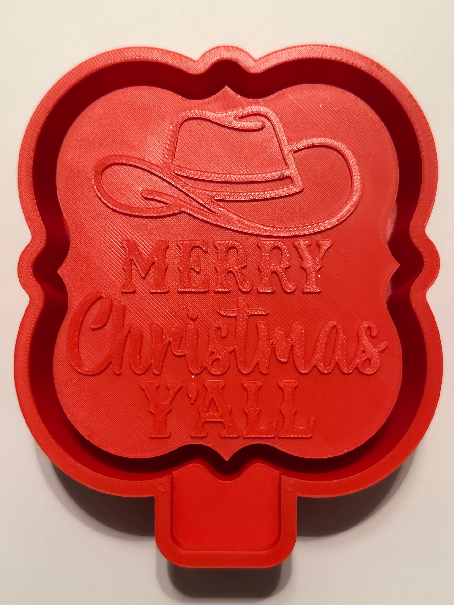 Merry Christmas Yall Freshie Mold