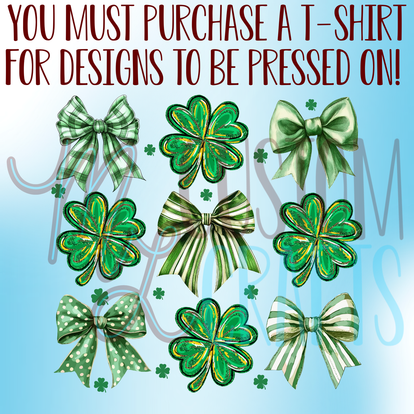 Clovers & Bows Shirt Design