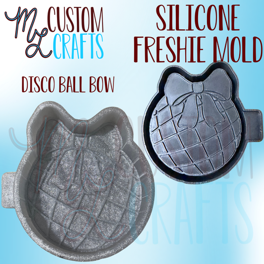 Disco Ball Bow Freshie Mold