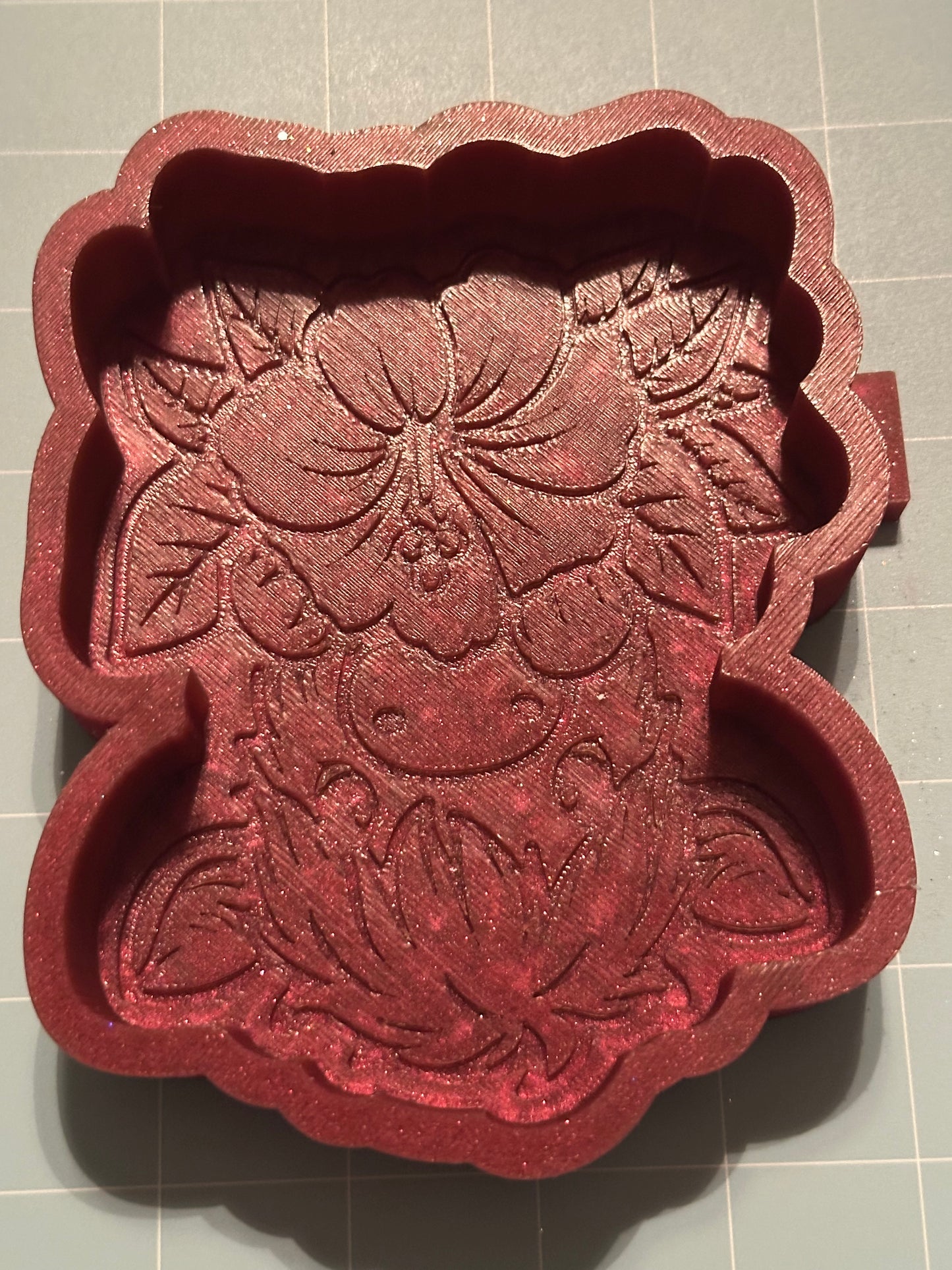 Flower Highland Cow Freshie Mold