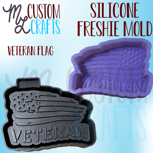 Veteran Flag Freshie Mold