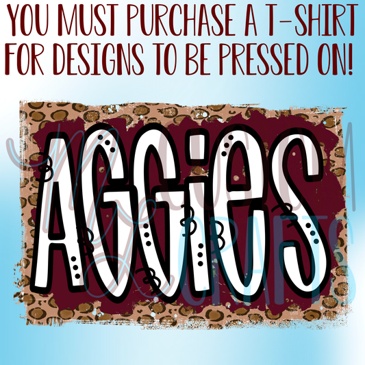 Aggie Leopard Shirt Design