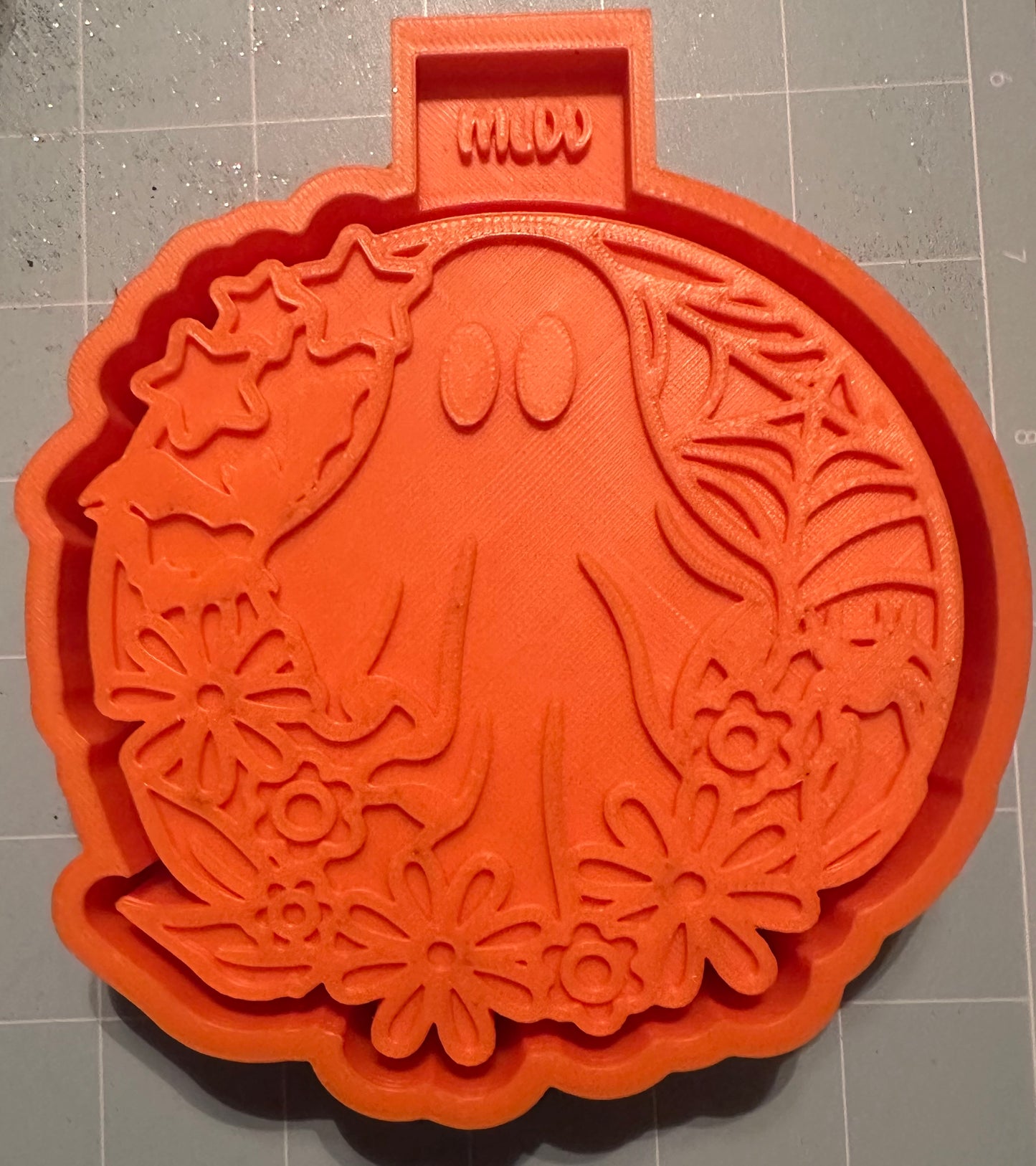 Ghost Floral Freshie Mold