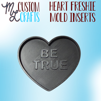 Heart Inserts for Freshie Mold