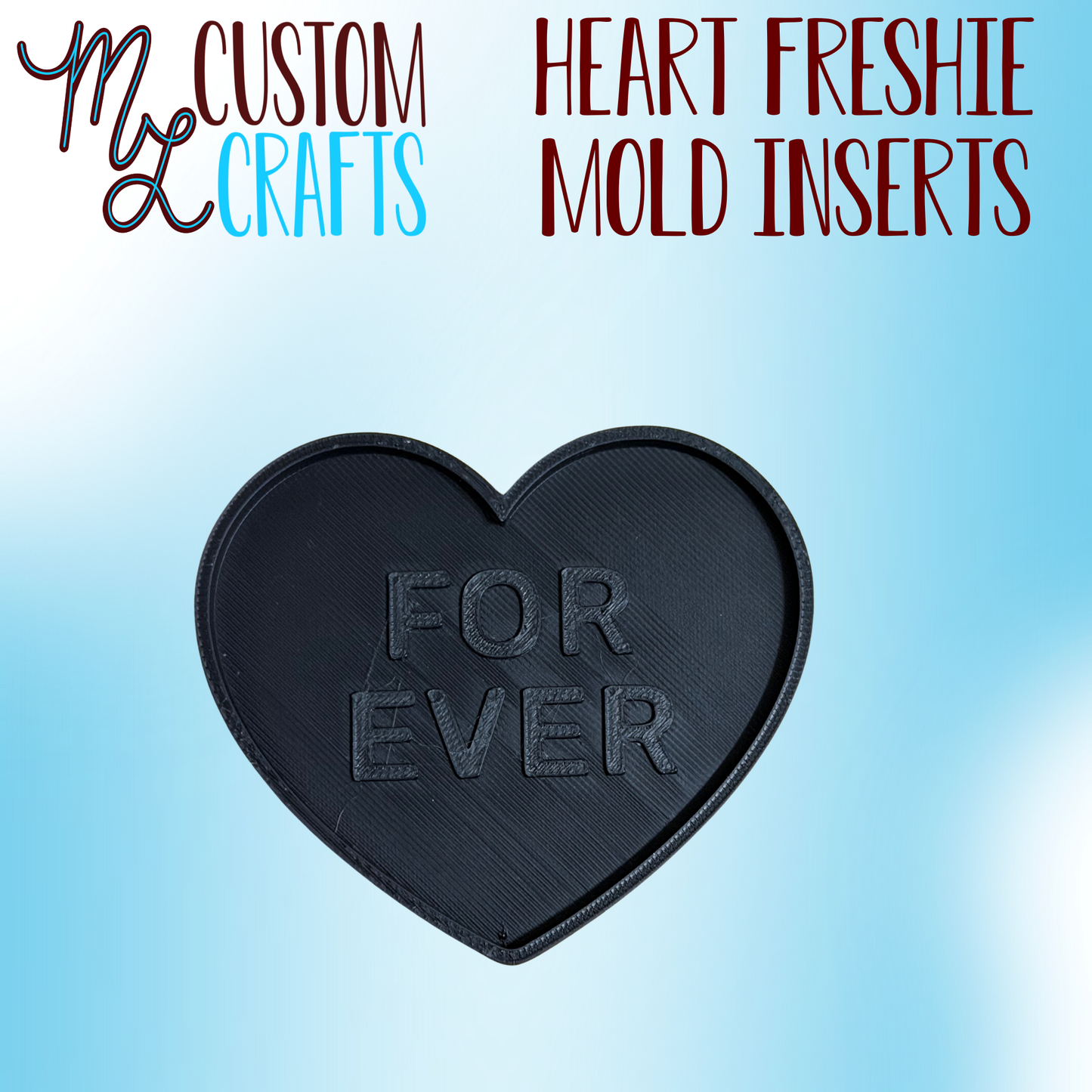 Heart Inserts for Freshie Mold