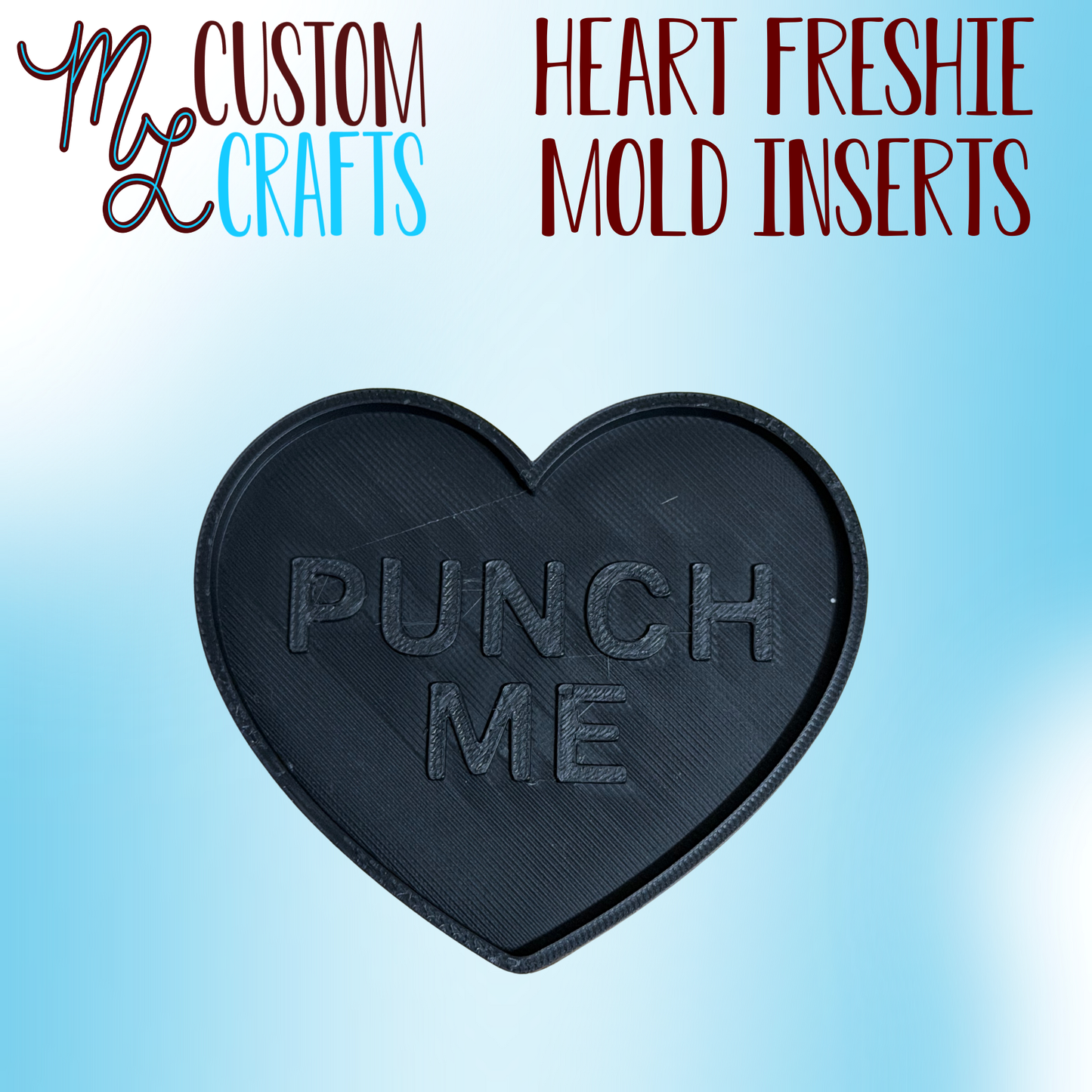 Heart Inserts for Freshie Mold