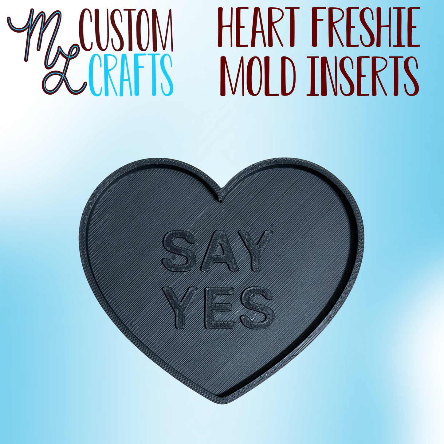 Heart Inserts for Freshie Mold