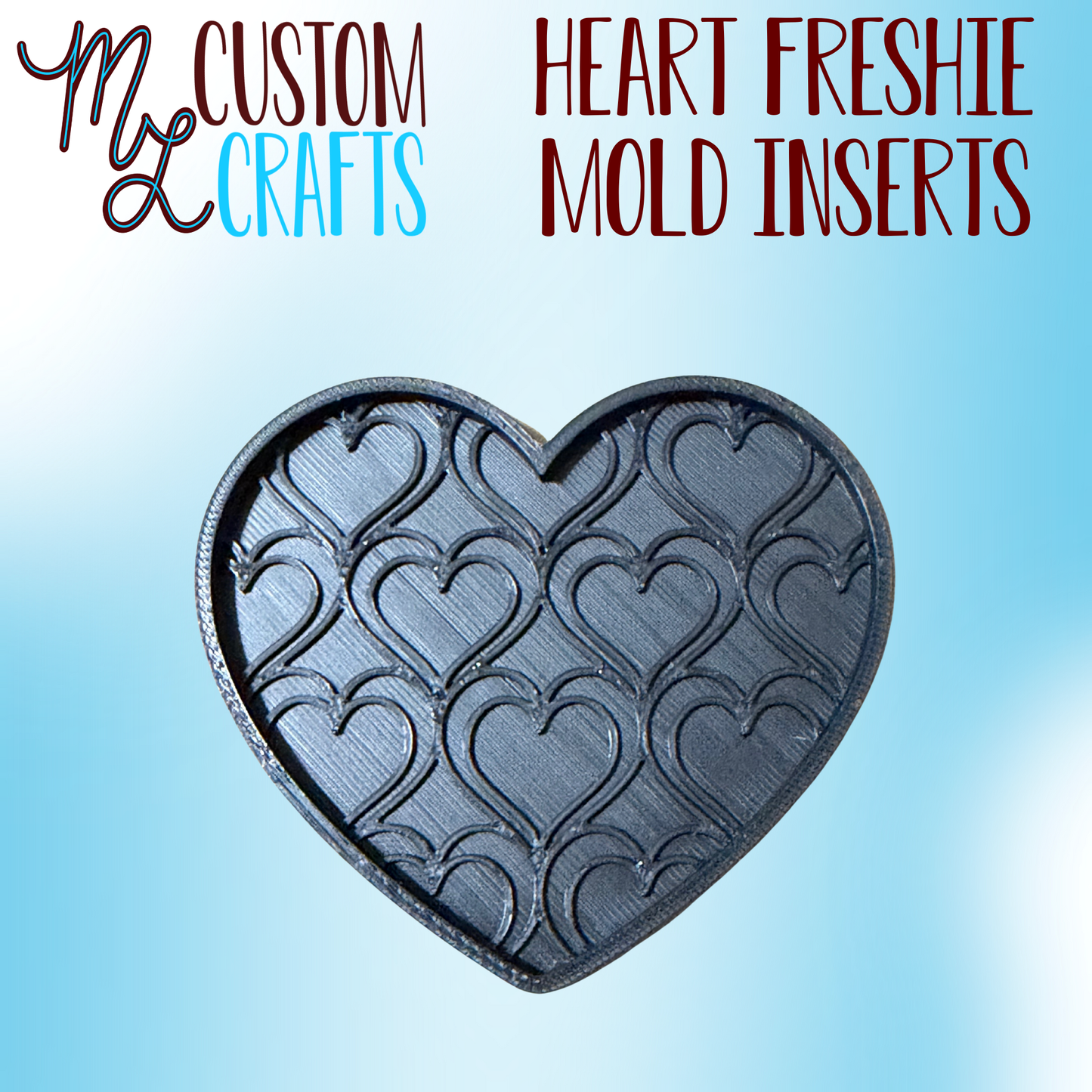 Heart Inserts for Freshie Mold