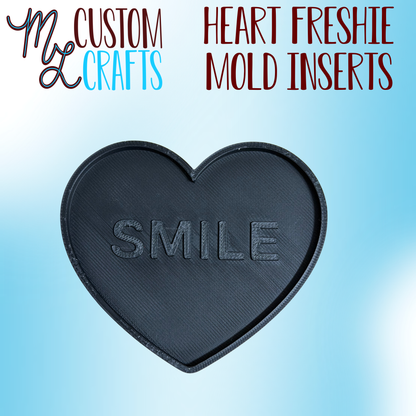 Heart Inserts for Freshie Mold