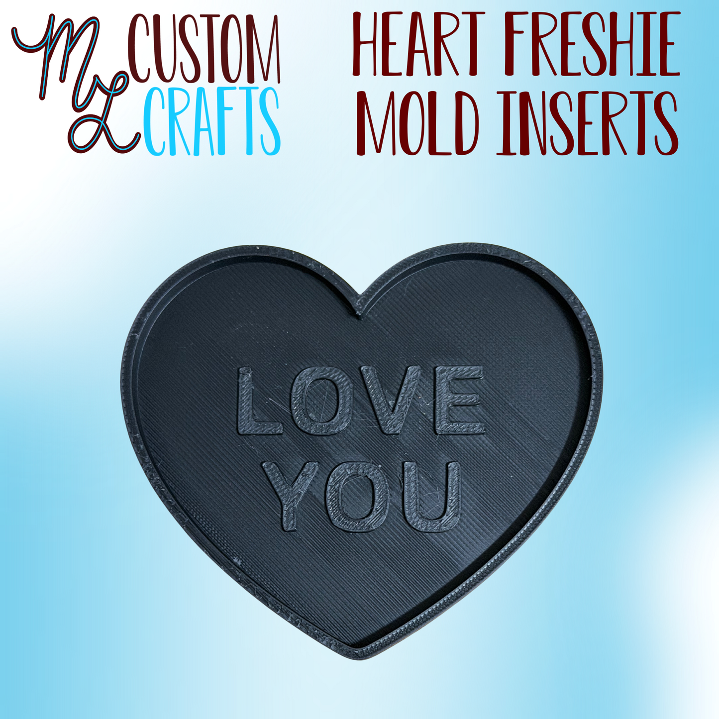 Heart Inserts for Freshie Mold