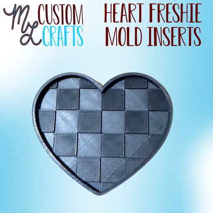Heart Inserts for Freshie Mold