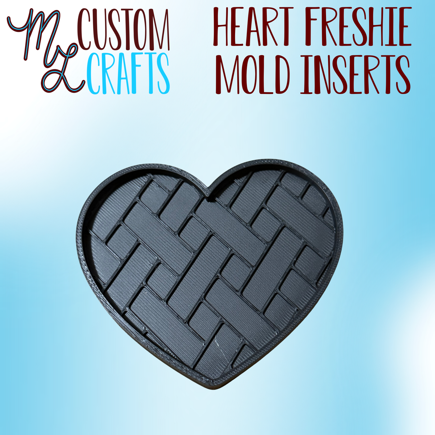 Heart Inserts for Freshie Mold