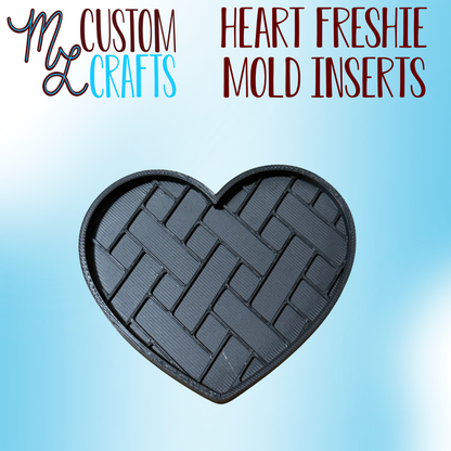 Heart Inserts for Freshie Mold