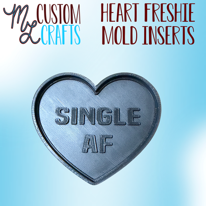 Heart Inserts for Freshie Mold