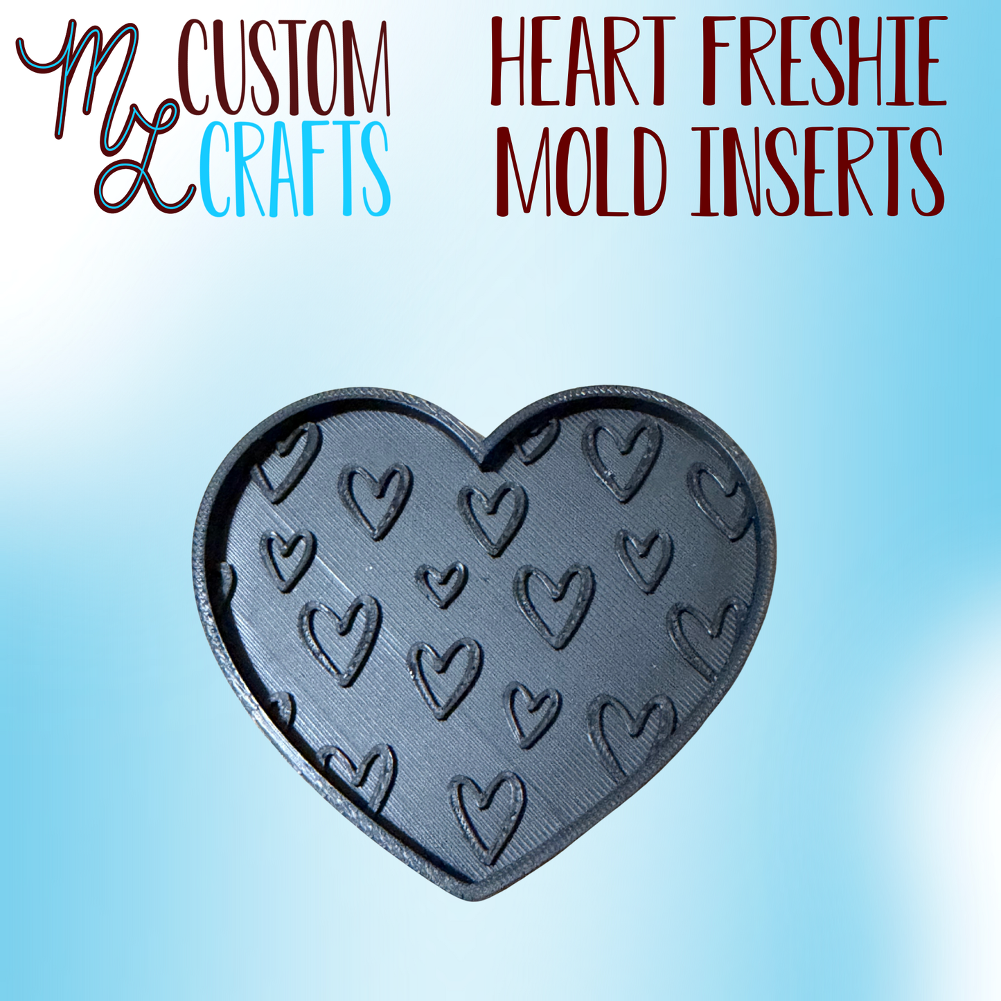 Heart Inserts for Freshie Mold