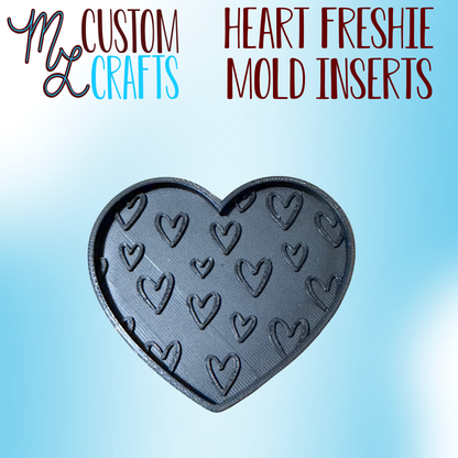 Heart Inserts for Freshie Mold