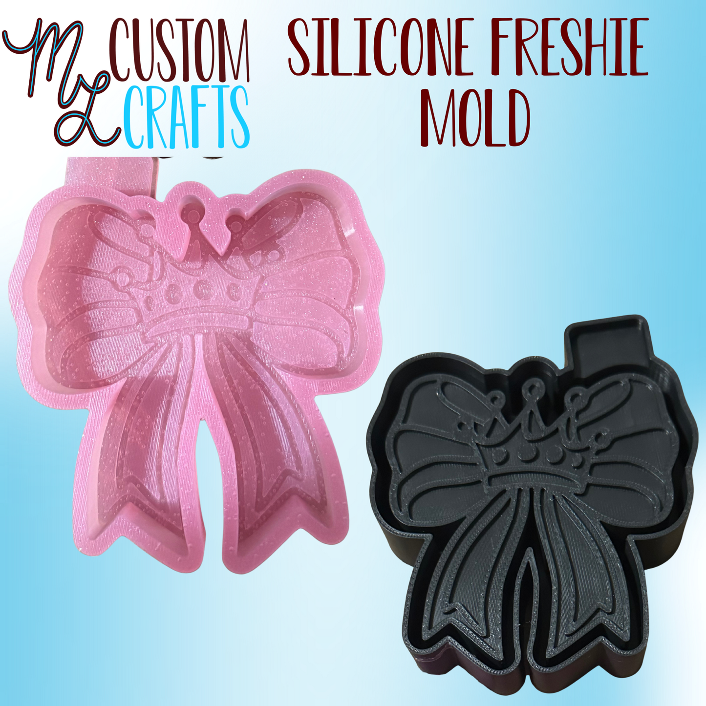 Crown Bow Freshie Mold