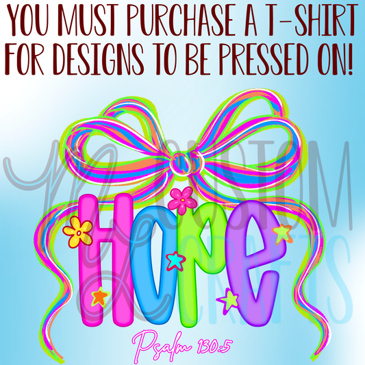 Hope Bright Shirt Design