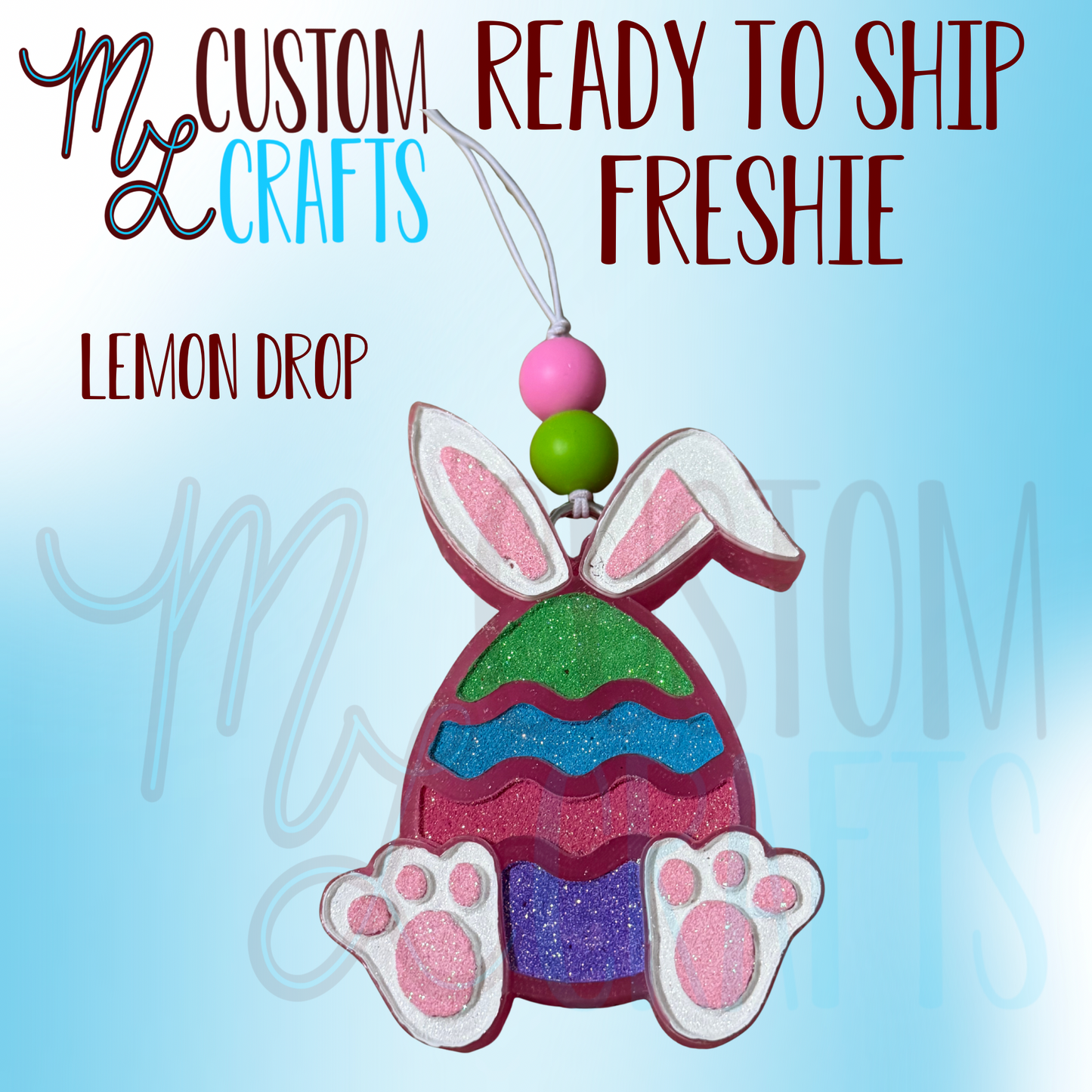 Lemon Drop- Bunny Egg Freshie RTS