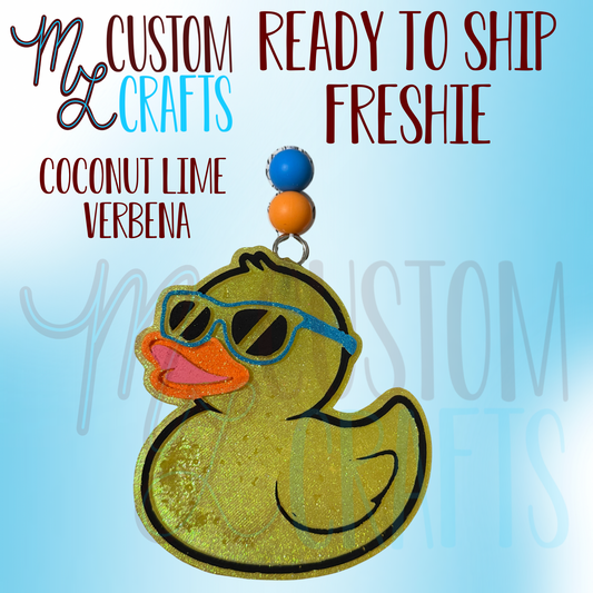 Coconut Lime Verbena- Duck Freshie RTS