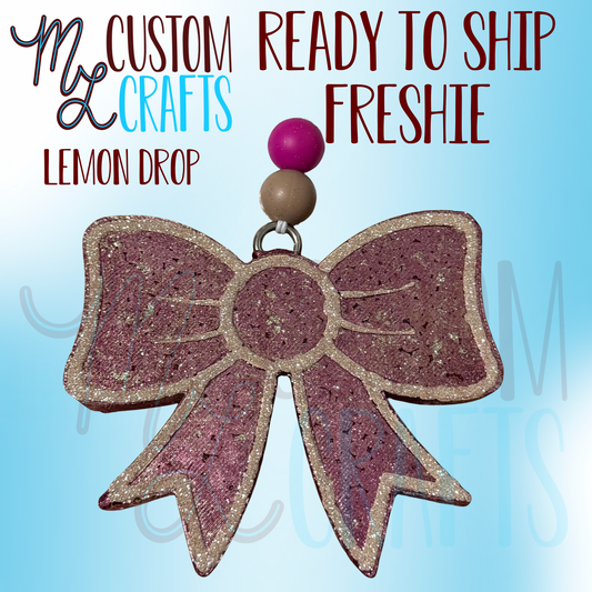 Lemon Drop- Bow Freshie RTS