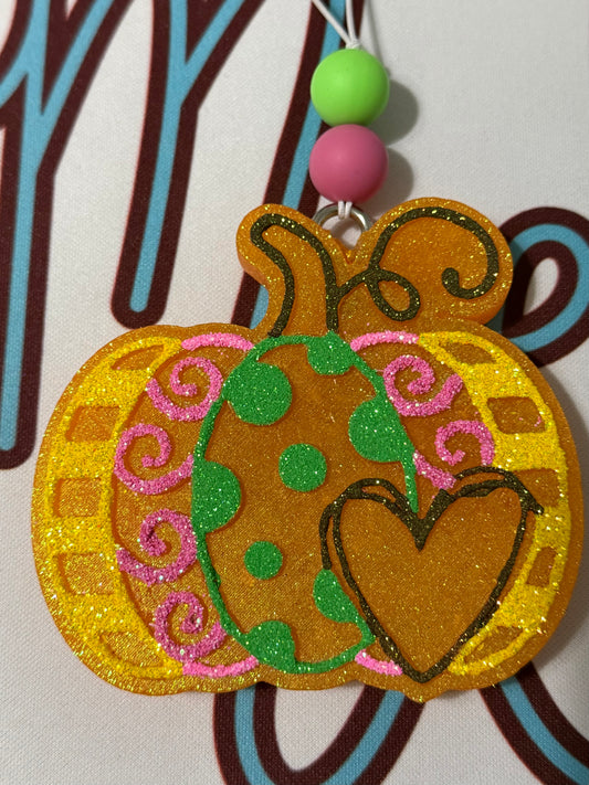 Leaves Cute Pumpkin Freshie RTS