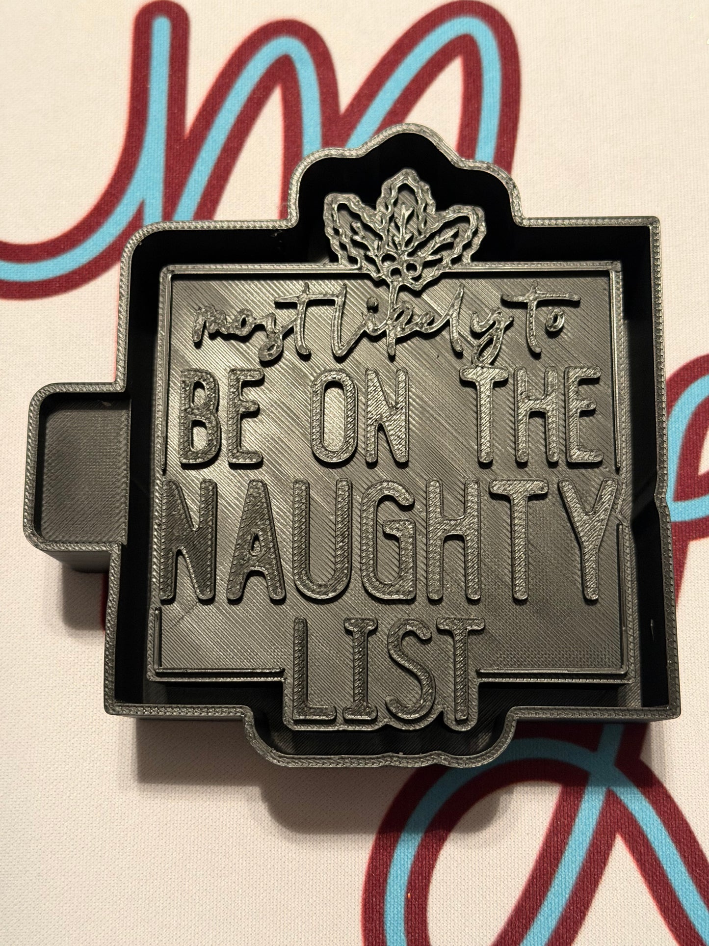 Naughty List Freshie Mold