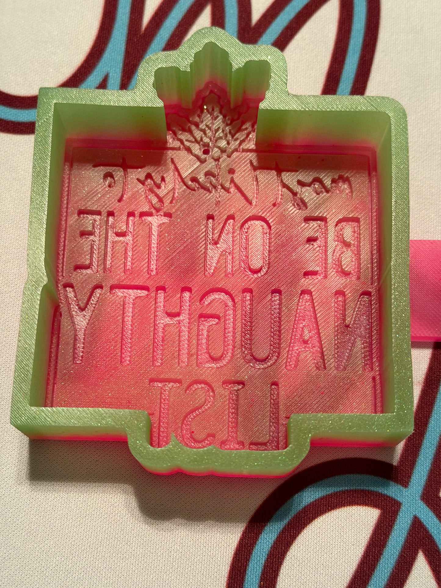 Naughty List Freshie Mold