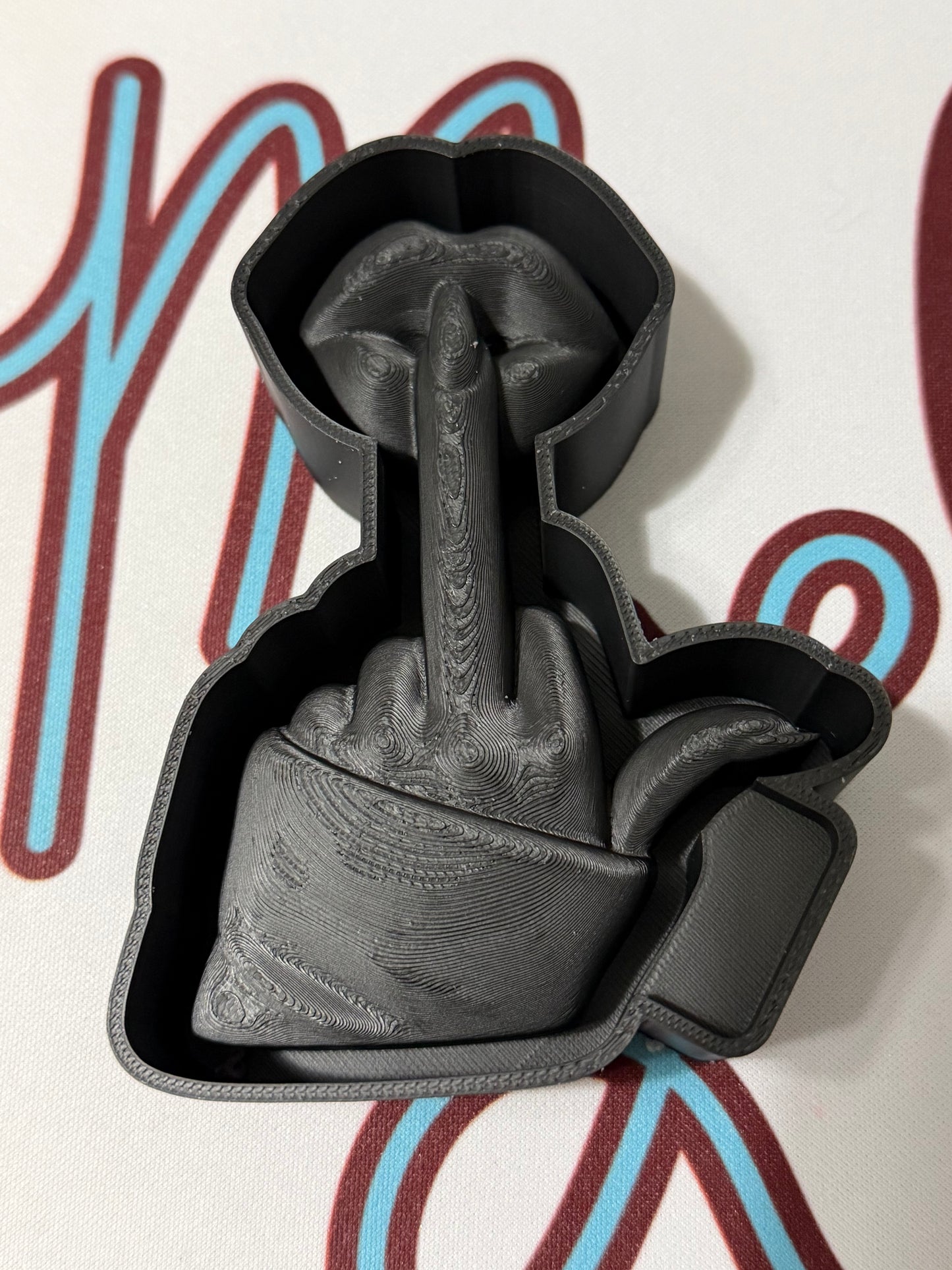 Middle Finger Lips 3D Freshie Mold