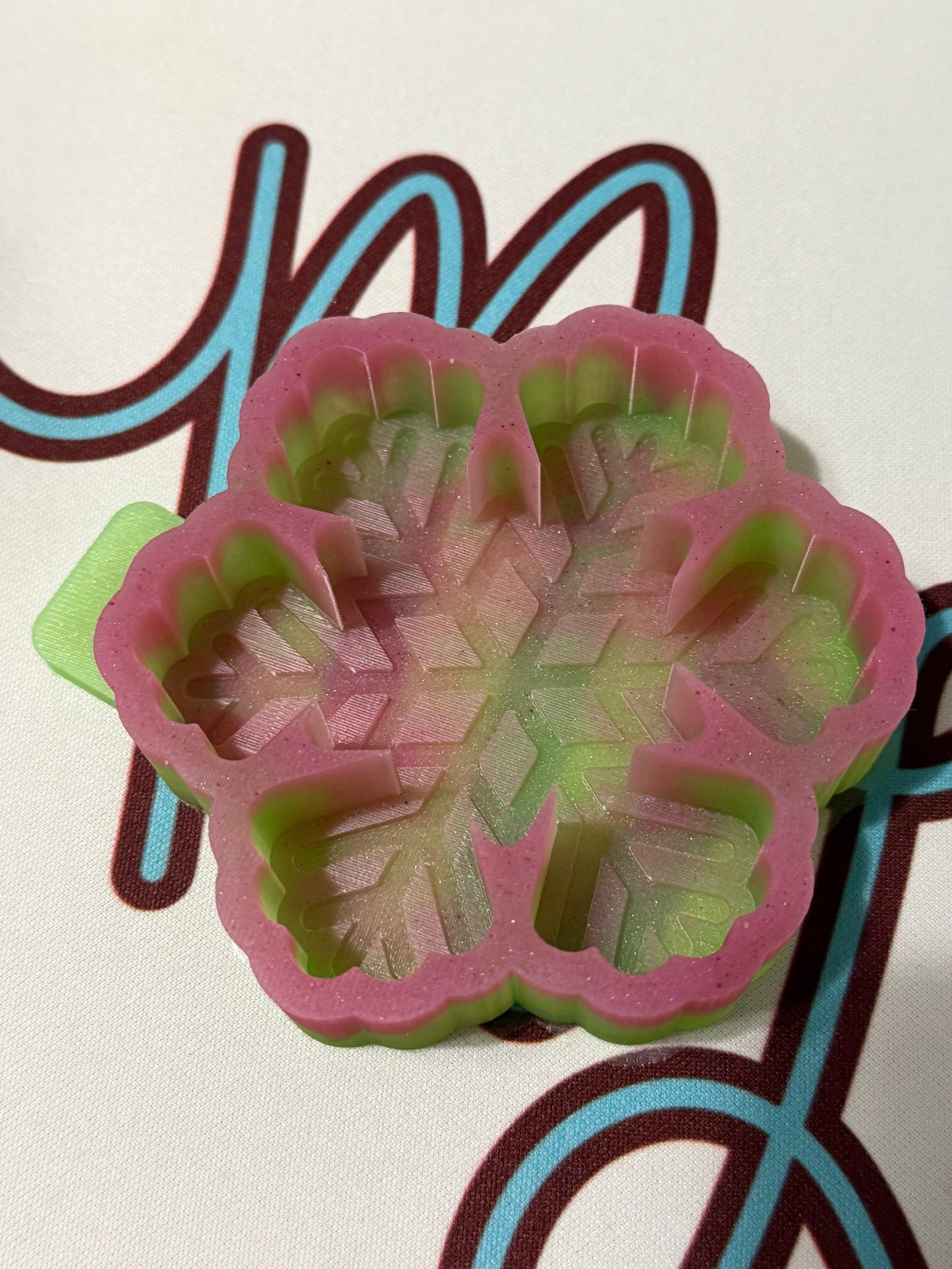 Snowflake Freshie Mold