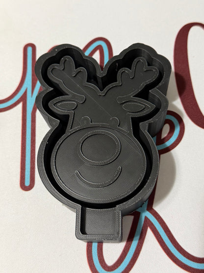 Reindeer Freshie Mold