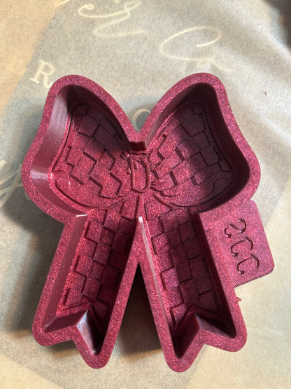 Checkered Bow Freshie Mold