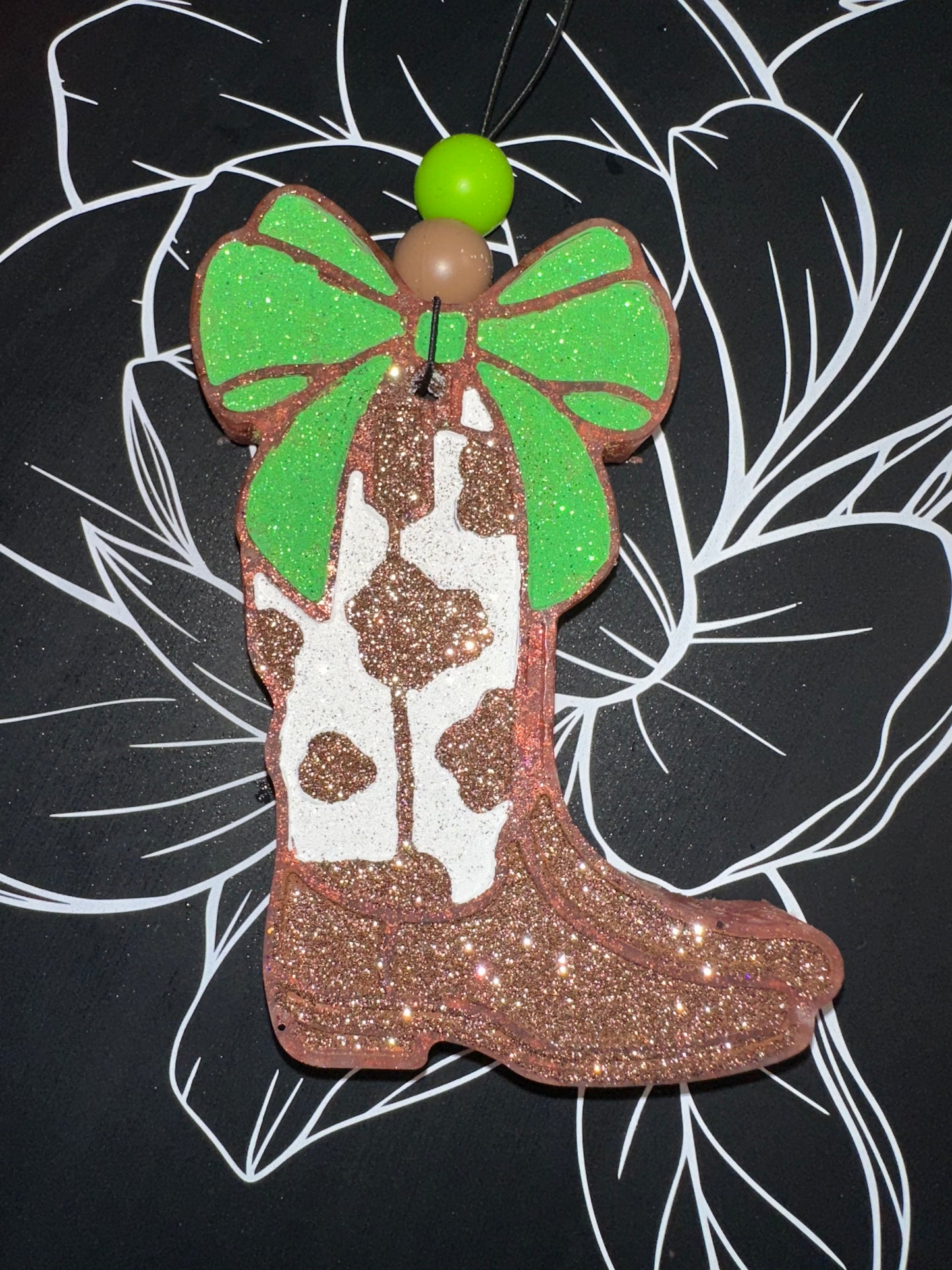 Bow Ties & Bourbon Boots Freshie RTS