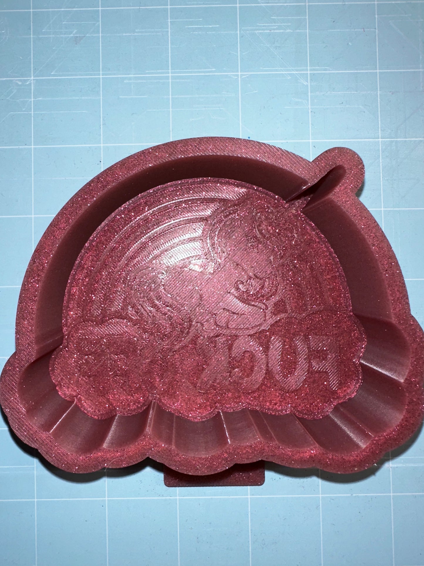 F*ck Off Unicorn Rainbow Freshie Mold