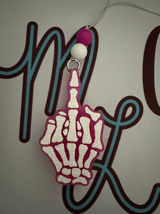 Skelly Middle Finger Freshie