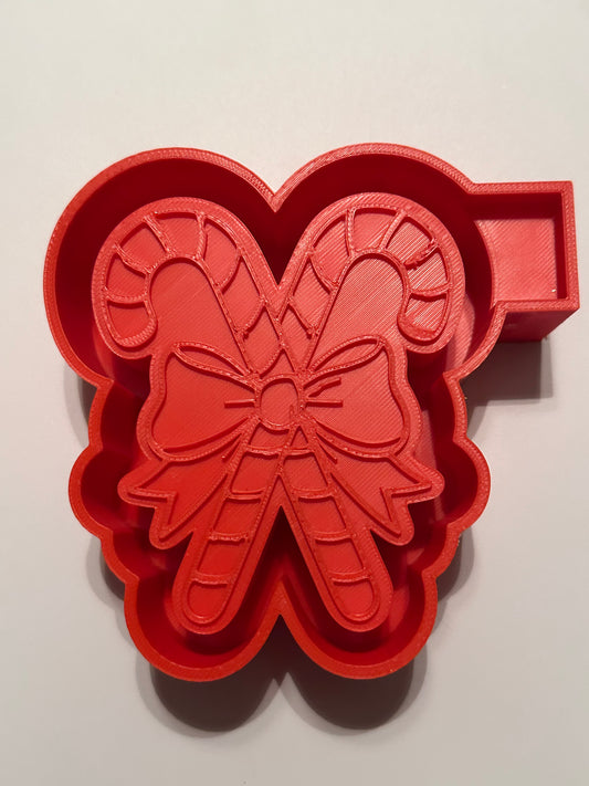 Candy Cane Freshie Mold