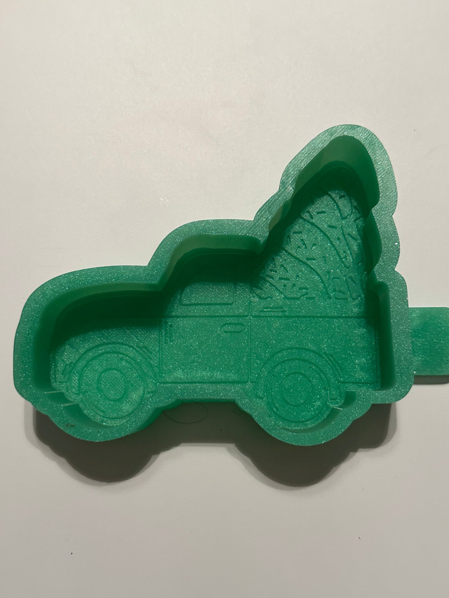 Truck with Tree Freshie Mold