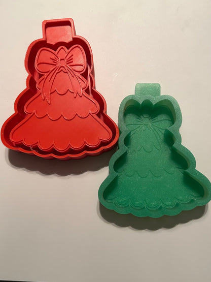 Christmas Tree Bow Freshie Mold