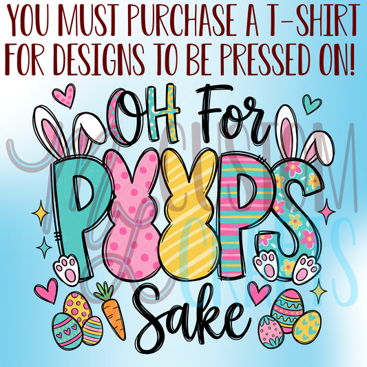 Peeps Sake Youth Shirt Design